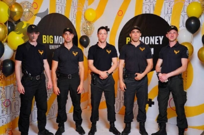 The “SECURITY HOLDING” at the BIG MONEY