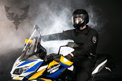 “SECURITY HOLDING” company has motorcycle crews in its arsenal