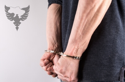 Burglary ended by arrest 
